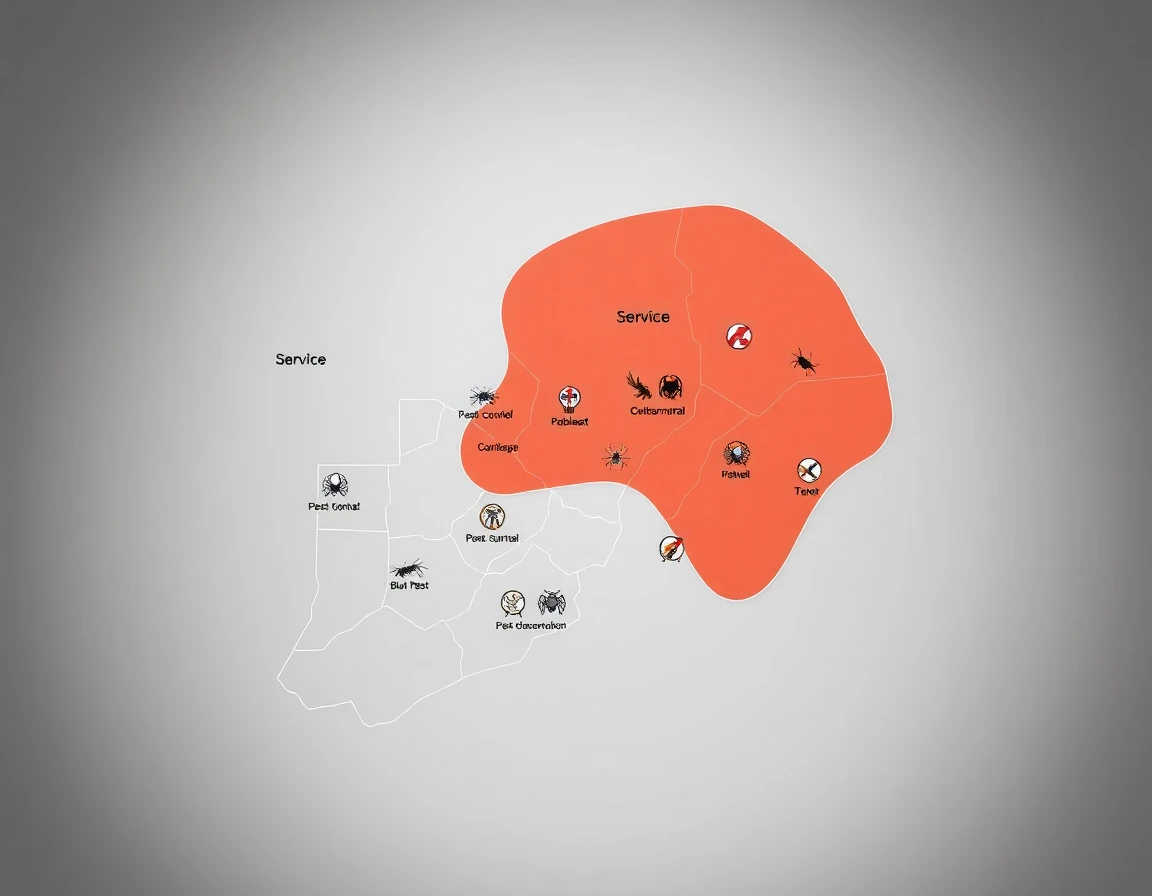 Pest Control Service Areas Map